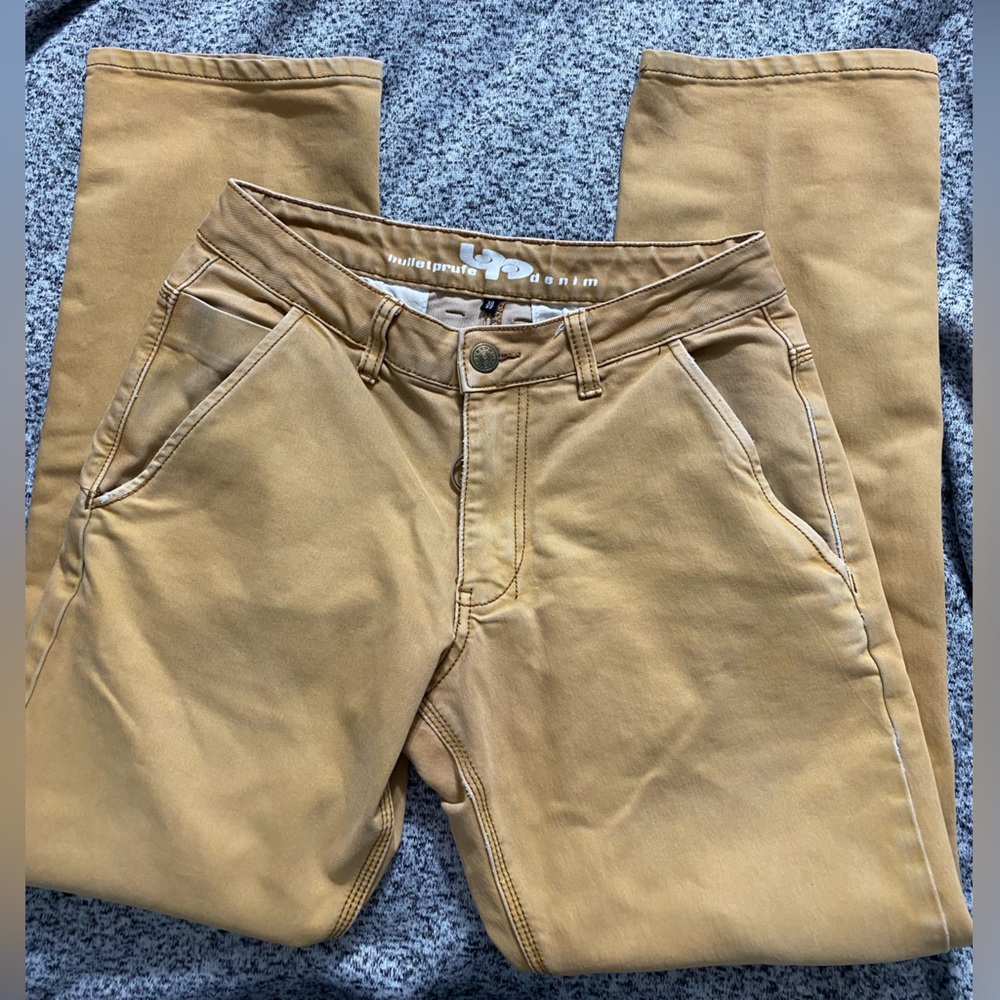 Bulletprufe Denim Jeans Tan size 30x32